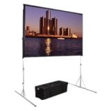 Fast Fold Deluxe Screen System - Da-Lite Fast-Fold Deluxe Screen System Video Format - Projection screen surface - rear - 86 in (86.2 in) - 4:3 - Ultra Wide Angle