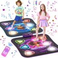 thumbnail image 1 of Alfombra de baile recargable Surelect 2025 para 2 jugadores, iluminada, 1 of 8