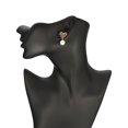 thumbnail image 4 of 1 par de pendientes con forma de corazón para mujer, pendientes con colgante de perlas de imitación, regalo de joyería (A), 4 of 8