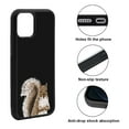 thumbnail image 2 of FINCIBO Soft Rubber Protector Cover Case for Apple iPhone 12 Pro Max 6.7" 2020 (NOT FIT Apple iPhone 12/12 Pro 6.1" 2020/iPhone 12 mini 5.4" 2020), Brown Gray Squirrel, 2 of 5