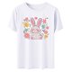 thumbnail image 5 of TaTaai Short Sleeve T Shirt for Women Easter Print Round Neck Casual Loose Fit Soft Stretchy Tee Cute Fashion Top for Spring Holiday Party Daily Casual Wear Gift, 5 of 6