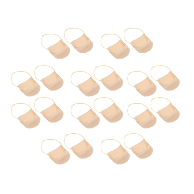 Calcetines de barco de mujer 10 pares de medias de mujer de corte ultrabajo con cabestrillo, calcetines invisibles antideslizantes para tacones Magideal Calcetines de barco de mujer