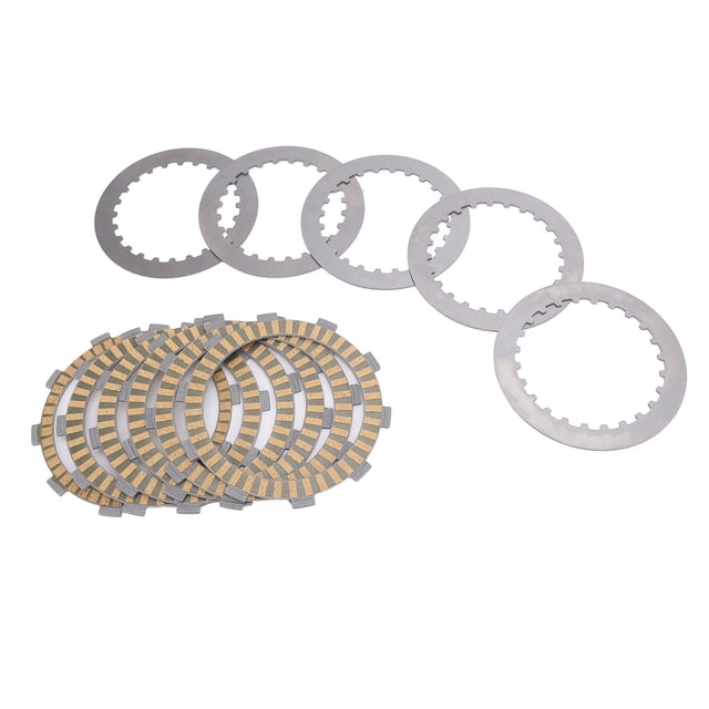 Plaque 11 Pcs Plaque de Friction en Acier Résistant à la Chaleur Transmission Améliorée Réduction de Bruit pour MTX200R CBF250 Fourtrax