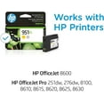 thumbnail image 2 of HP 951XL Yellow High-yield Ink Cartridge | Works with HP OfficeJet 8600, HP OfficeJet Pro 251dw, 276dw, 8100, 8610, 8620, 8630 Series | Eligible for Instant Ink | CN048AN, 2 of 11