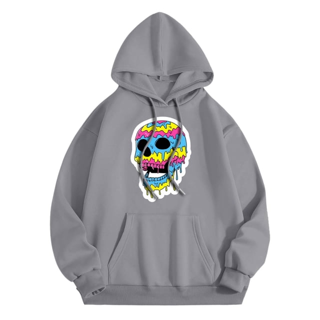 toraway Sweatshirts à Col Rond Hommes Graphique Sweat à Capuche TG