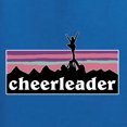 thumbnail image 5 of Wild Bobby Cheerleader Silhouette Girl Sports Women Standard V-Neck Tee, Royal, X-Large, 5 of 5