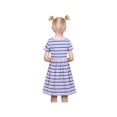 thumbnail image 6 of Girls Dress Multicolor Striped Glitter Heart Vintage Short Sleeve School 8 Years, 6 of 8