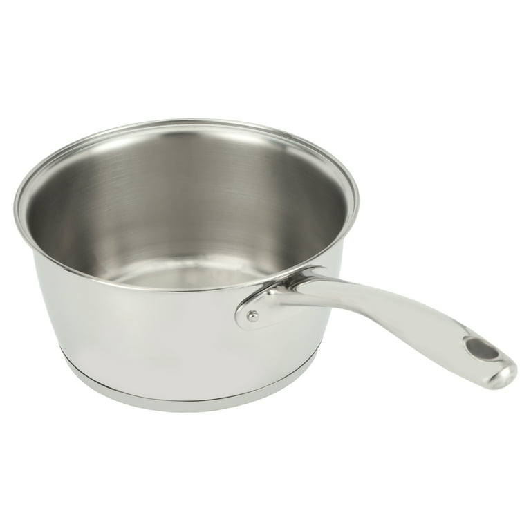 Tramontina Gourmet Tri-Ply Base Stainless Steel 3 Quart Sauce Pan with  Lid