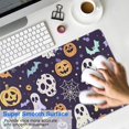 thumbnail image 4 of Long Mouse Pads for Desk,Colorful Halloween Pattern Desk Mats on Top Of Desks, Desk Mouse Pad Extra Large with 3mm Non-Slip Base and Stitched Edge for Gaming,Office,Work,Home 31.5"x11.8", 4 of 6