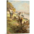 thumbnail image 1 of ARTCANVAS Washers In The Morning Canvas Art Print by Leon Lhermitte - Size: 12" x 8" (0.75" Deep), 1 of 9
