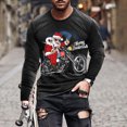 thumbnail image 2 of CEHVOM T-Shirt pour Hommes Décontracté à Col Rond à Manches Longues, Chandail, Imprimé 3D, Imprimé Réaliste, Soldes, 2 of 4