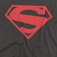 thumbnail image 2 of Superman 52 Red Block Women's T Shirt, Charcoal, Small, 2 of 6