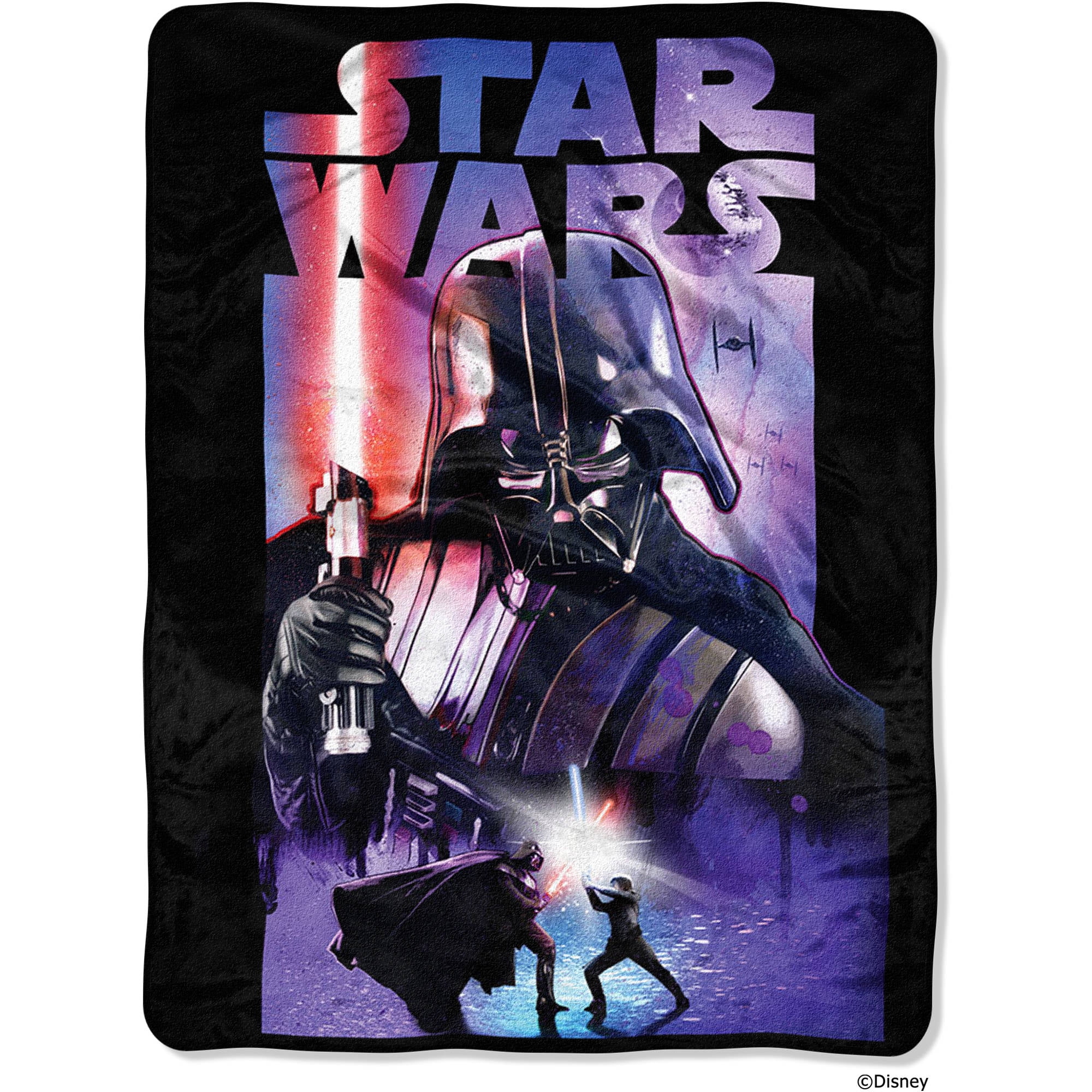 Blanket Fleece 46"x60" Star Wars Kylo Ren First Order The Force Awakens New 
