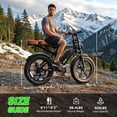 thumbnail image 6 of TST Electric Bike for Adults, 48V/15AH Battery, 750W Peak 1500W Motor, 20"x4" Fat Tire, E Mountain Bike, UL2849, 6 of 8