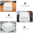 thumbnail image 3 of Miangastore 5Pcs White Blank Fingerprint Ink Pads Square Pearl Single Design for DIY Craft, 3 of 9