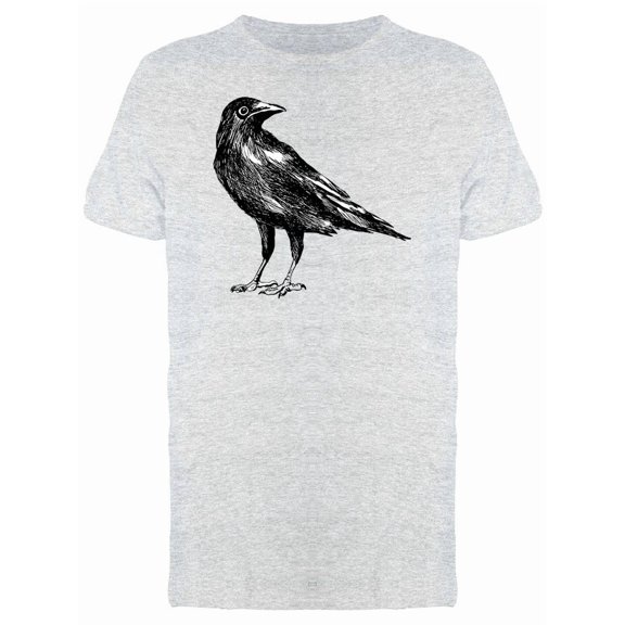 Cool Grunge Crow Tee Men's -Image by Shutterstock