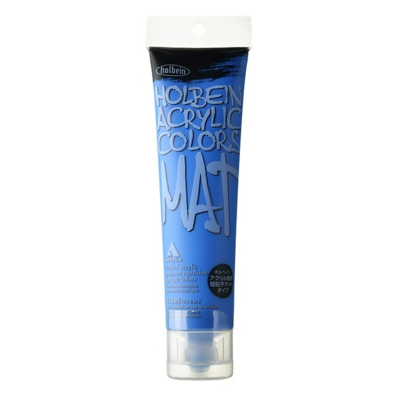 Holbein Mat Acrylic Color, 110ml, Cerulean Blue Hue