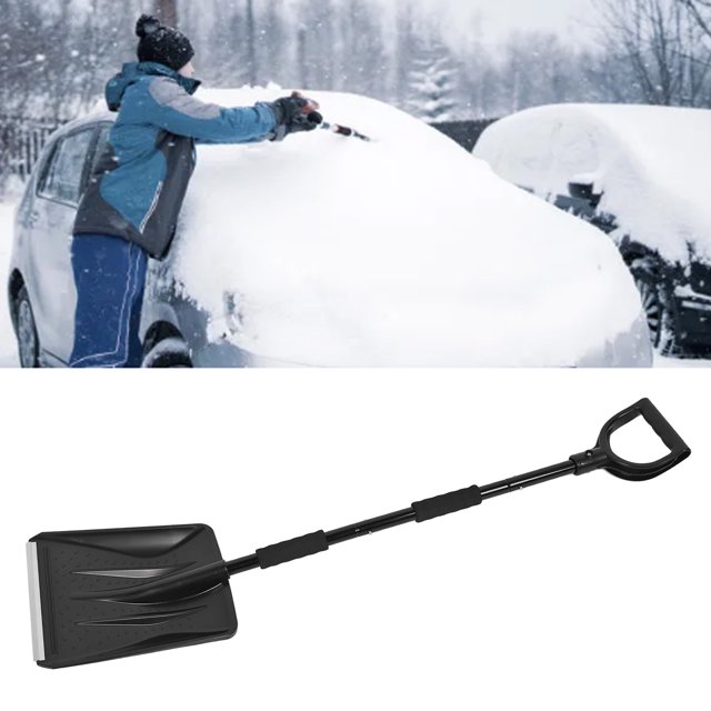 Pala De Nieve Para Coche, Diseño Extraíble, Pala De Nieve De Acero Inoxidable, Durabilidad, Kit De Pala De Nieve Portátil, Herramientas De Extracción Para Camión,