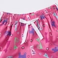 thumbnail image 6 of Kaprioy Elastic Waist Short Pants for Kids Toddler Girls Cartoon Floral Printed Sport Shorts Summer Beach Shorts, 6 of 6