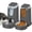 Carbon Grey, variant on 2 Pack Cat Automatic Feeder and Water Dispenser with Stainless Steel Bowl Carbon Grey