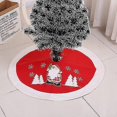 thumbnail image 1 of Christmas Tree Plush Skirt Holiday Decorations, Specification: 90cmred, 1 of 2