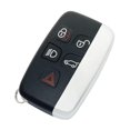 thumbnail image 2 of Smart Key Fob Case Shell for Land Rover Range Rover Sport LR2 LR4 Evoque 5 Buttons Keyless Entry Remote Replacement Cover Casing (Black), 2 of 4