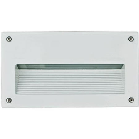 

Dabmar Lighting DSL1003-W Recessed Brick Step & Wall Light White - 4.95 x 8.80 x 2.90 in.