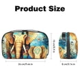 thumbnail image 5 of Elephant Travel Organizer Waterproof Oxford Cloth Storage Pouch for Small Electronics, Hard Drive, and Cable Bag, 5 of 6