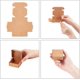 thumbnail image 4 of Mini cajas de regalo, 50 unidades, cubos de 5 x 5 x 2,5 cm, de papel kraft para envolver regalos, accesorios de papel hechos a mano, caja para jabón, pendientes, pequeñas joyas y manualidades., 4 of 8