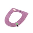 thumbnail image 2 of Toilet Seat Cushion with Handle Adhesive Buckle Type 18.5x15.75 Inches, Detachable Washable Toilet Cover for All Seasons, 2 of 6