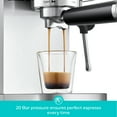 thumbnail image 3 of CASABREWS 3700 Essential 20-Bar Espresso Machine and Coffee Maker, Stainless Steel, 3 of 9