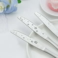thumbnail image 3 of Dinner Knives Set of 36, 9” Butter Knives with Pretty Line Handle, Food Grade Stainless Steel Table Knife, Dishwasher Safe & Mirror Polished, 3 of 7