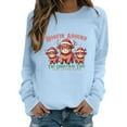 thumbnail image 2 of Christmas Sweatshirts for Women 2025 Have Yourself A Mooey Little Christmas Highland Cow Graphic Sweatshirt Pullover Tops, 2 of 5