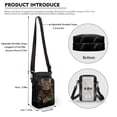 thumbnail image 6 of HELLHERO Christmas Sling Bag with Double-layer Crossbody Sling Bags Stylish Polyester, 6 of 7