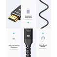 thumbnail image 3 of Cable HDMI Highwings Mini HDMI a HDMI 4K 60 Hz 3 m negro, 3 of 8