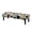 Cow Daisy, variant on Xoenoiee Brown Leopard Print Dining Bench Cover, Stretch Bench Slipcover Removable Bench Seat Protector Cover, Rectangle Furniture Protector Washable Cushion Slipcover for Bedroom, Kitchen