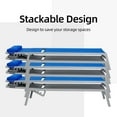 thumbnail image 4 of Domi Outdoor Living 3-Piece Adjustable Pool Lounge Set, Steel Textilene Sunbathing Chairs with Headrest (2 Blue Chairs W/Table), 4 of 7