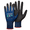 Dark Blue, variant on KAYGO Safety Work Gloves MicroFoam Nitrile Coated, 3 Pairs KG18NB, Seamless Knit Nylon Glove with full fingers Touchscreen, Ideal for Automotive, Warehouse, Construction, Gray, L