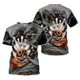 thumbnail image 6 of Custom Name Bowling Shirt for Men, 3D Bowling Shirts, Short Sleeve Shirts for Team Bowling (Green, M), 6 of 10