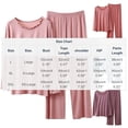 thumbnail image 5 of yillto Womens 2 Piece Pajama Set Long Sleeve Pajamas Top and Pants Crew Neck Pjs Set Soft Sleepwear Loungewear, 5 of 5