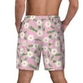 thumbnail image 4 of Haiem Daisies Flowers Mens Swim Trunks with Compression Liner 2 in 1 Swimming Shorts Stretch Swimwear Quick Dry,Board Shorts-Medium, 4 of 9