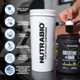 thumbnail image 6 of NutraBio Creatine + HMB- Creatine Monohydrate with HMB Powder for Muscle Growth, Increased Strength- 30 Servings (Blue Razz), 6 of 9