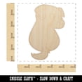 thumbnail image 2 of Cute Puppy Looking Back Wood Shape Unfinished Piece Cutout Craft DIY Projects - 4.70 Inch Size - 1/8 Inch Thick, 2 of 7