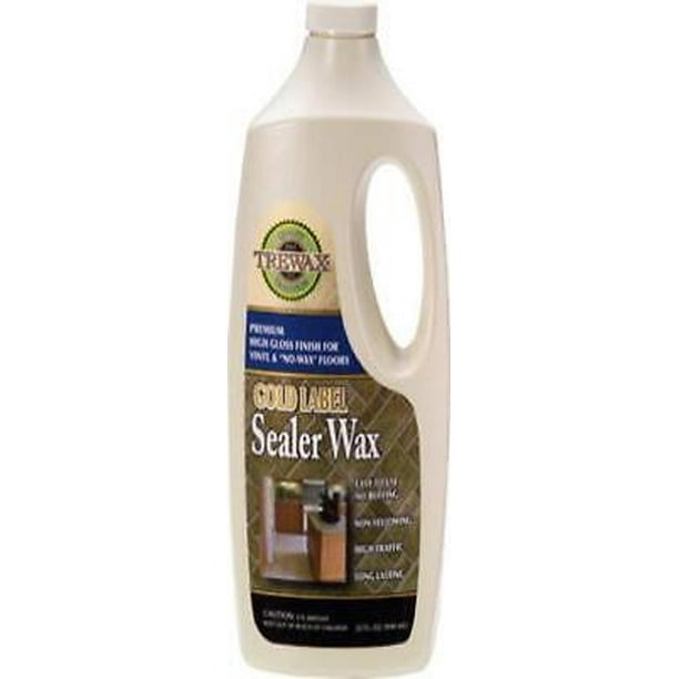 2Pc Trewax Gold Label High Gloss Liquid Sealer Wax 32 oz. for Multi