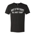 thumbnail image 2 of Wild Bobby Vintage Movie Quote Why Is The Carpet Wet Todd? Men Premium Tri Blend T-Shirt, Vintage Black, Small, 2 of 6