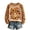 Ginger-0918, variant on Sunflower Plaid Women Sweatshirt Color Block Patchwork Long Sleeve Graphic Crew Neck Sweatshirts Women Vintage Warm Fall Holiday Women's Pullover Sweaters