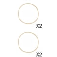 thumbnail image 1 of 4 Aros de para de Bambú, Aros de BLESIY Anillos atrapasueños de bambú, 1 of 8