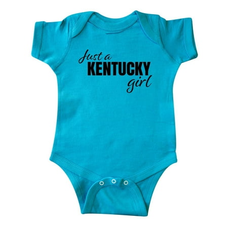 

Inktastic Just a Kentucky Girl Born and Raised Gift Baby Girl Bodysuit