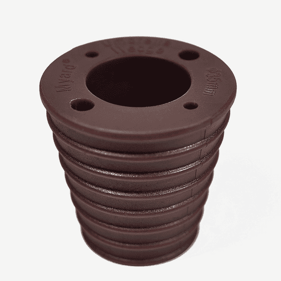 Myard Umbrella Cone Wedge Shim for Patio Table Hole Opening or Base 1.8 to 2.4 Inch, Umbrella Pole Diameter 1-3/8" (35Mm, Dark Brown, 4 Holes)