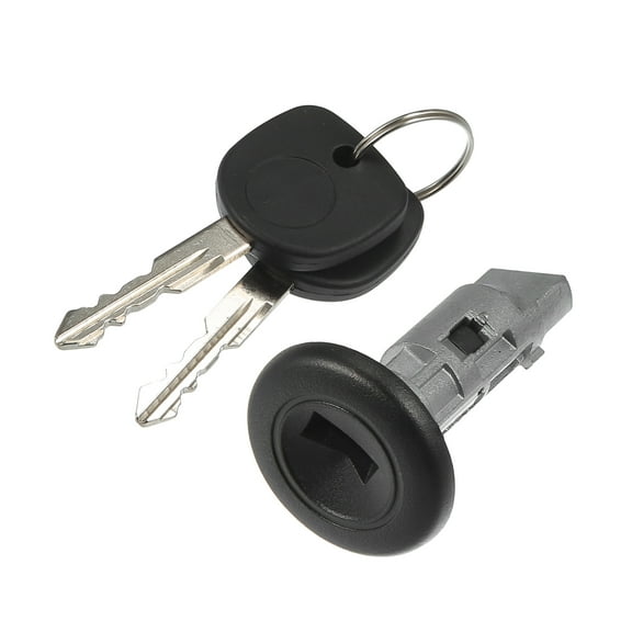 Ignition Switch Cylinder Lock Assembly for Pontiac Aztek 2001-2005 15298923 Silver Tone